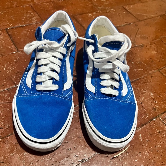 Vans blue suede women’s 9.5 or men’s 8 - NWOB - Picture 1 of 4